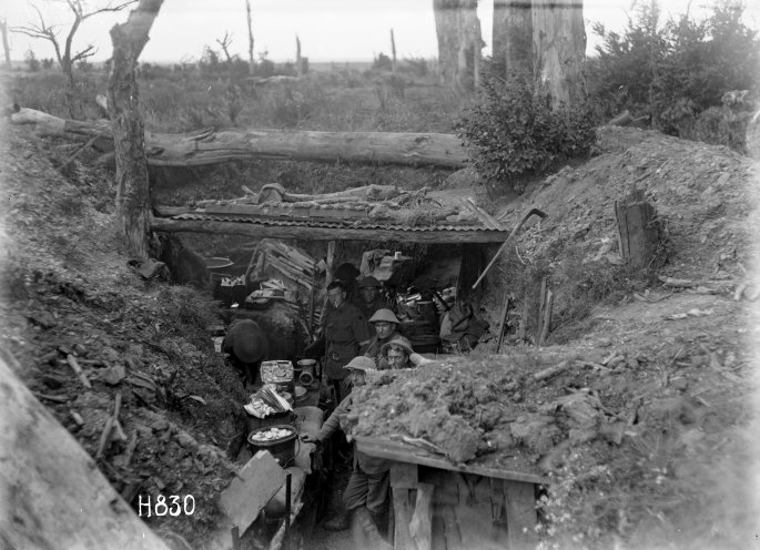 Trenches near Gommecourt